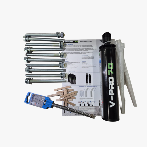 Zonwering Montage Set Verzinkt – (Tot 6m breed)