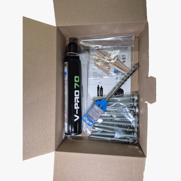 Zonwering Montage Set Verzinkt – (Tot 6m breed) - Afbeelding 2