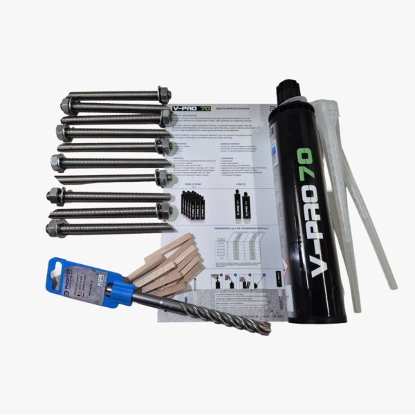 Zonwering Montage Set RVS – (Tot 6m breed)